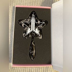 Jeffrey Star Mirror - Black/White Marble